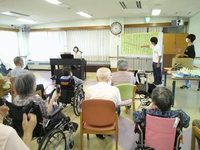 今月の音楽療法もあっという間に・・・