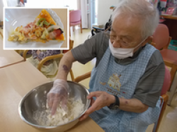 ピザ作りをしました